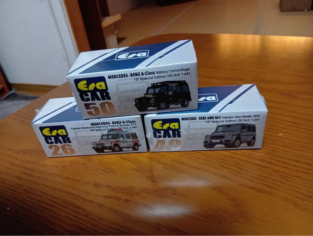 【3台セット】Era CAR エラカー　メルセデス　ベンツ　1/64