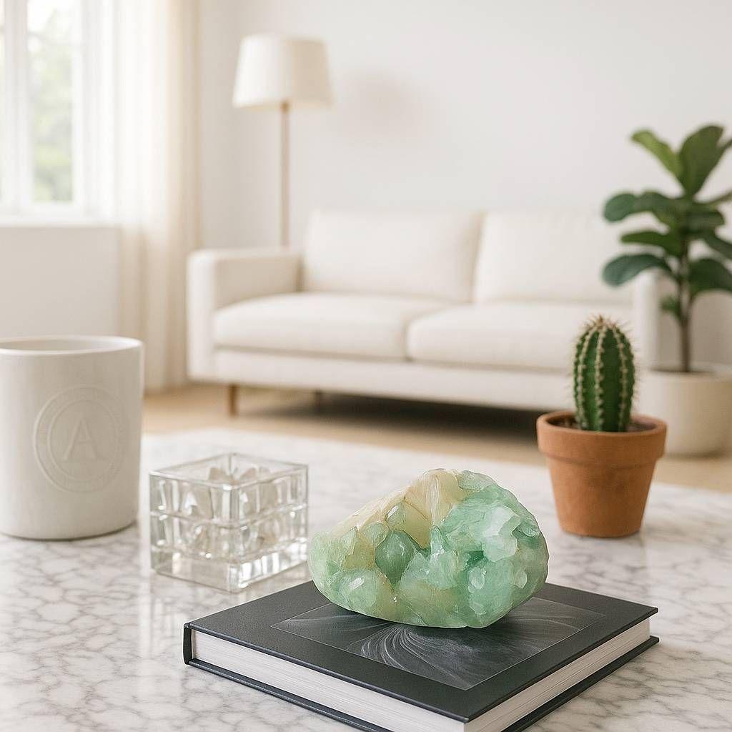 アポフィライト スティルバイト️ 鉱物 標本 原石 母岩付きミネラル インド産