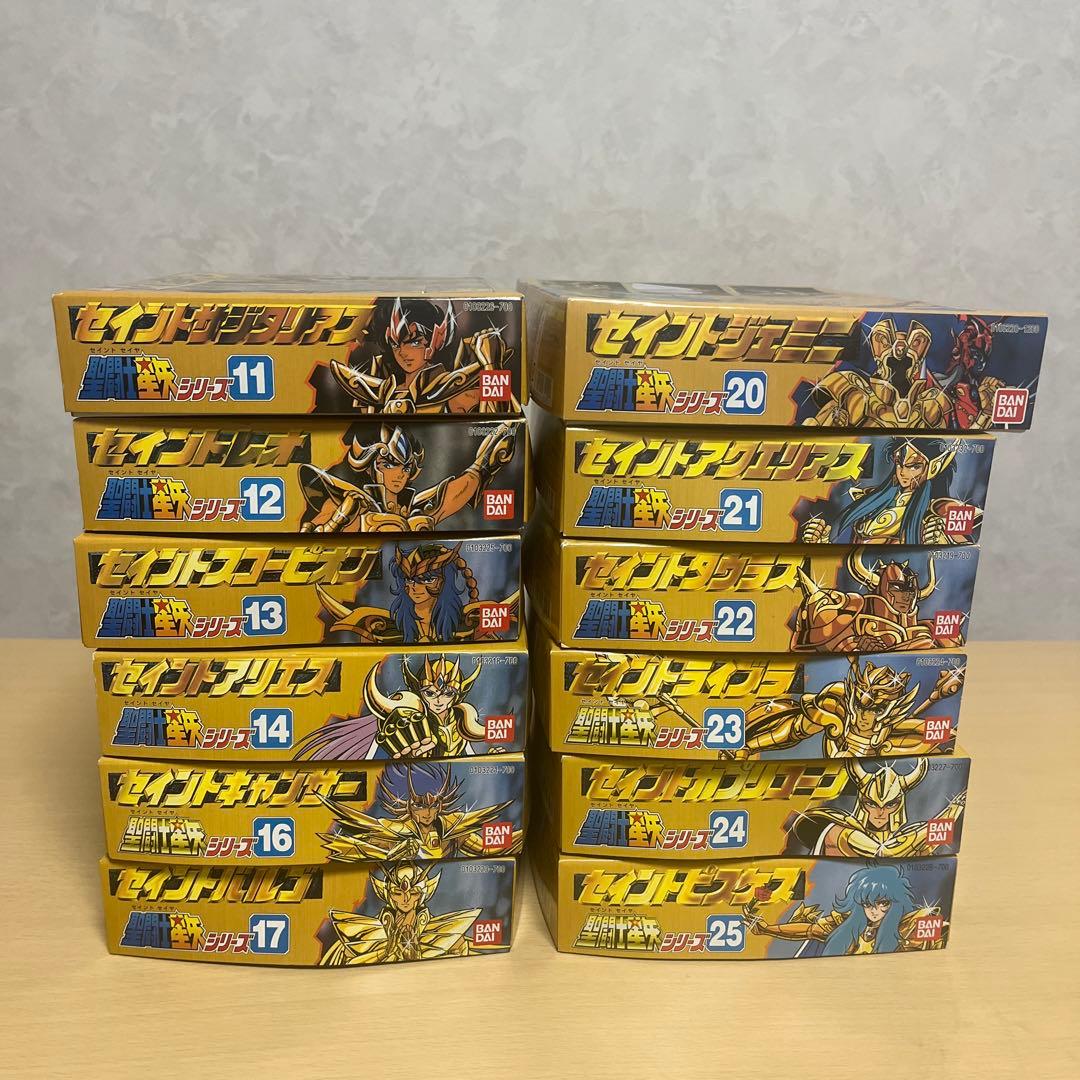 聖闘士星矢　ゴールドクロス　プラモデル　コンプリート12体+ジャンク2体
