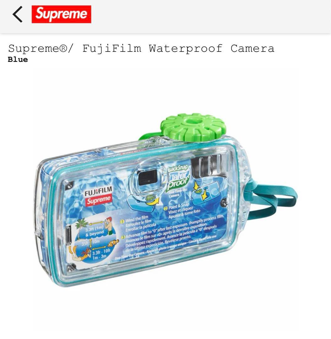 Supreme FujiFilm Waterproof Camera 使い捨て