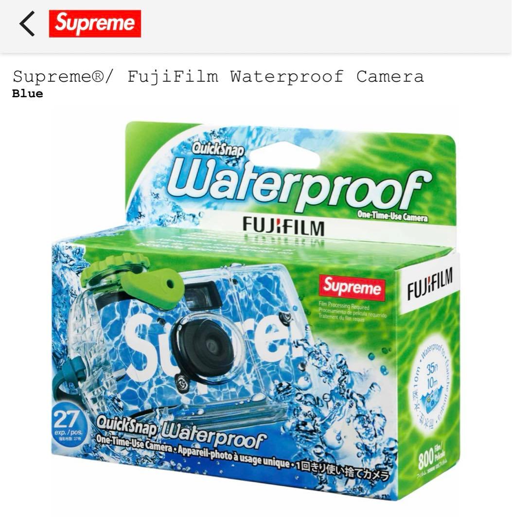 Supreme FujiFilm Waterproof Camera 使い捨て