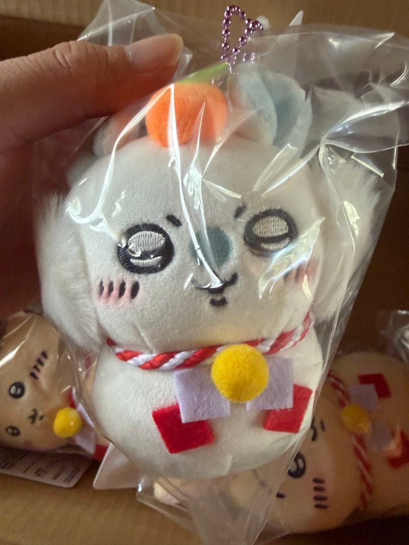 ちいかわ　おもちもちもちマスコット　郵便局　お正月　鏡餅　かがみもち6つセット