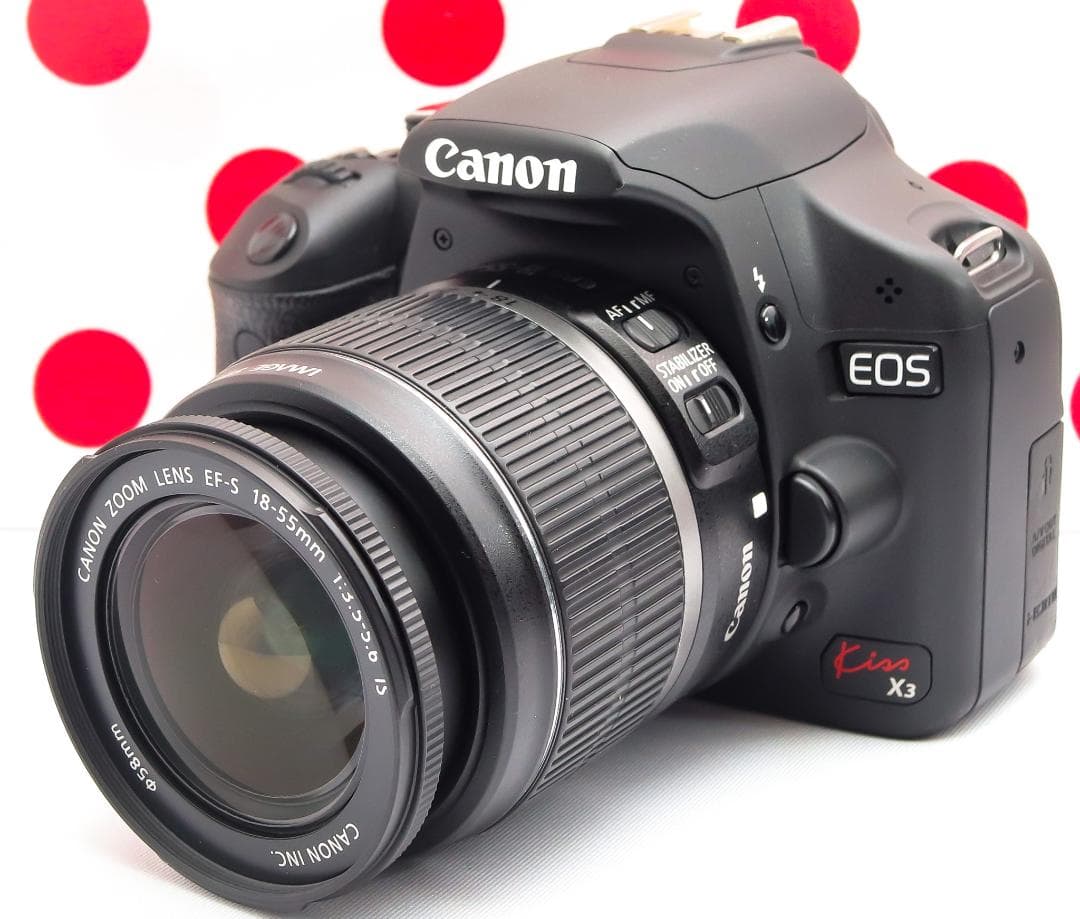 Canon kiss x3❤スマホ転送！❤動画撮影❤軽量&入門モデル❤人気機種