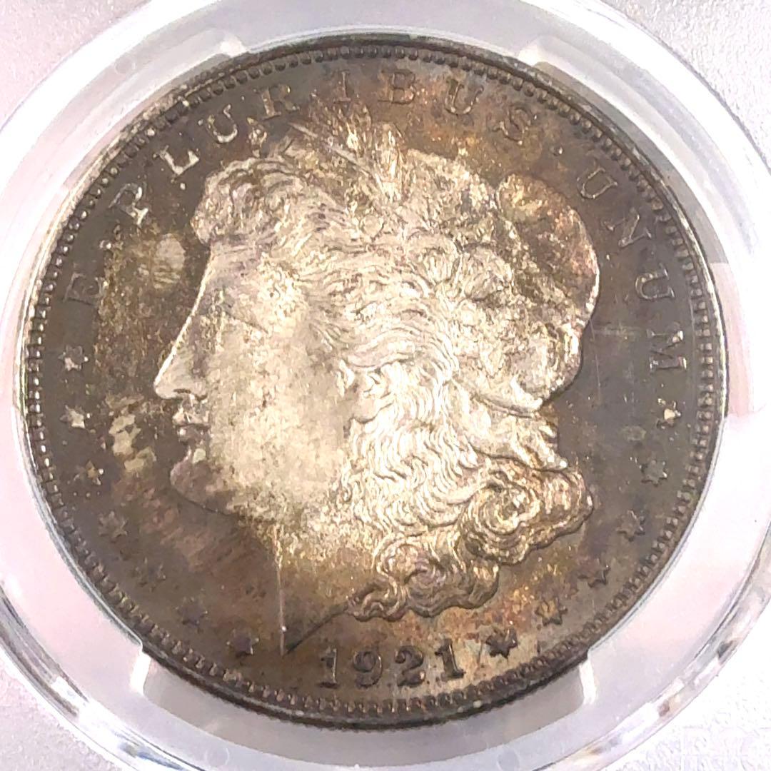 1921年 モルガンダラー PCGS鑑定品 MS63 フィラデルフィア製造