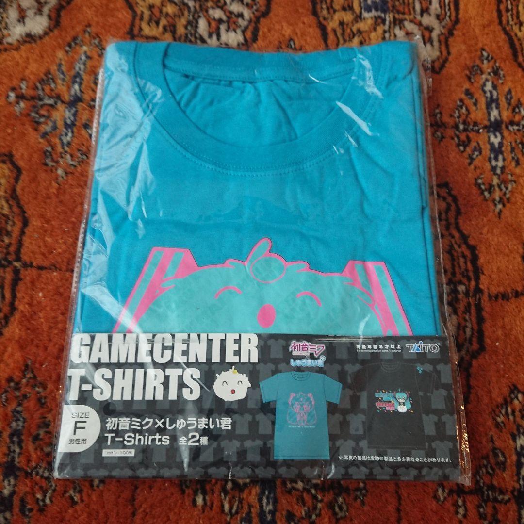 ゲームセンター数量限定・未開封:初音ミク「初音ミク×しゅうまい君・Tシャツ」