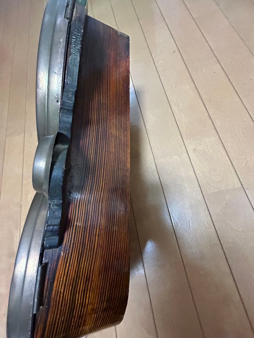 SEIKOSYA 精工舎、ダルマ 真鍮枠四つ玉アンティーク柱時計、明治大正当時物