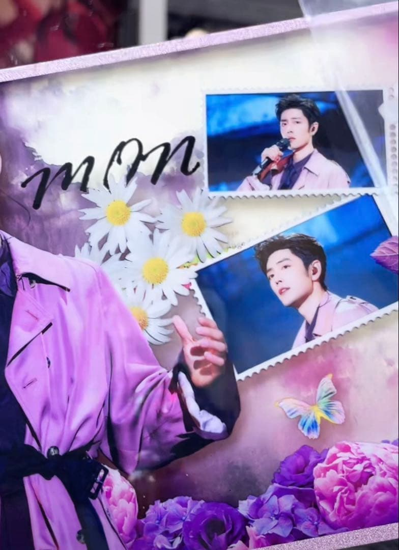 肖戦 新作 A5流砂アクリル特殊加工色纸 デザイン　6点セット❣️確認用❣️0110