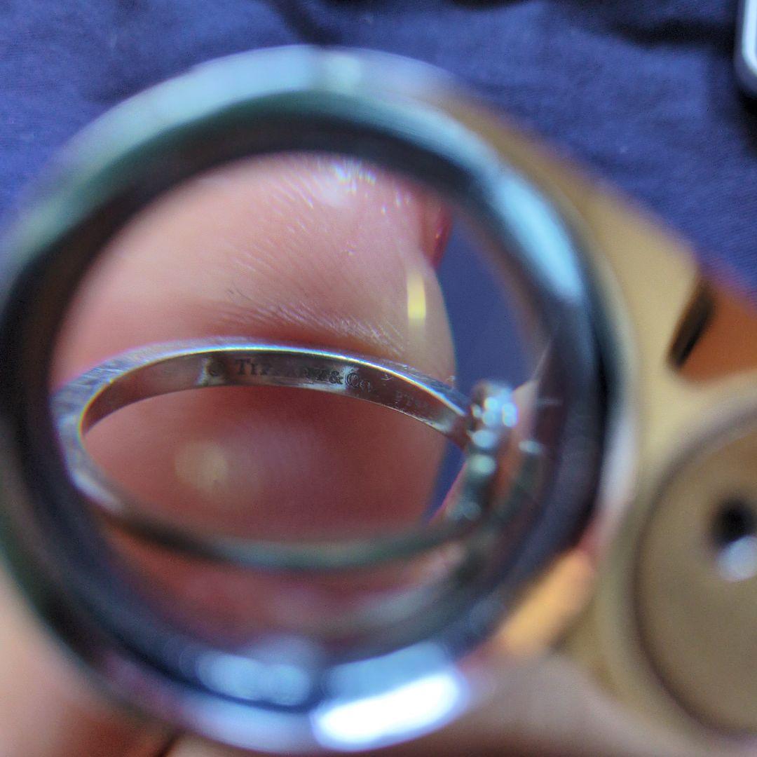 ティファニー センチメンタルハートリング pt950 11.5号