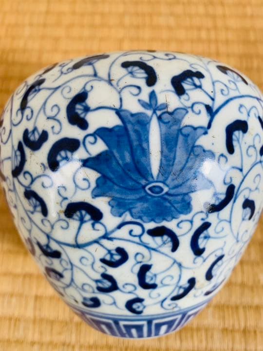 中国清時代染付お壺