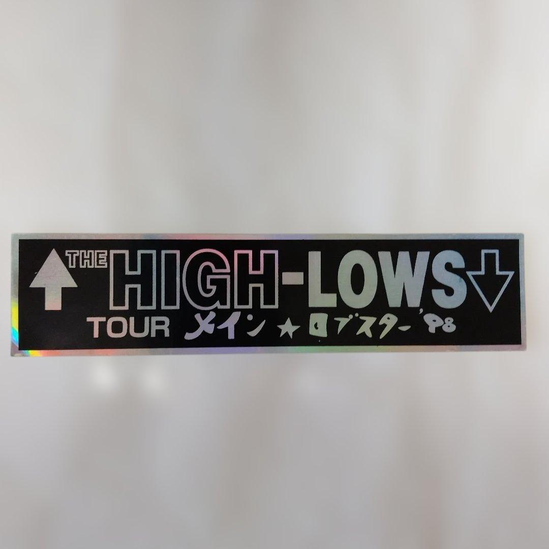 F*山様 ブルーハーツ、ハイロウズコンサートパンフレットコレクションステッカー付