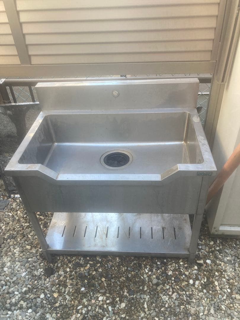 tanico業務用ステンレス製1槽式シンク 流し台 厨房 愛知県引き取り限定