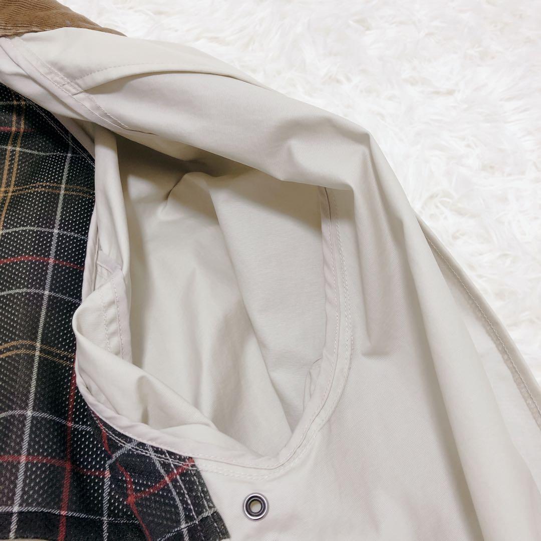 バブアー　ビデイル　40サイズ　L　ナチュラル　ピンバッジ付き