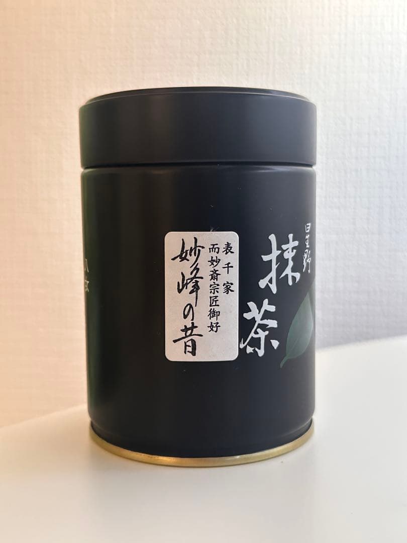 抹茶 八女茶 星野製茶園 妙峰の昔 100g缶
