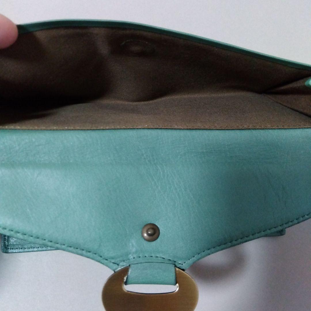 Chloé 二つ折り財布 グリーン レザー　クロエ