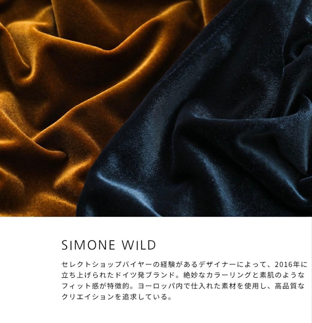SIMONE WILD/シモーネ ワイルド ベルベットタンクトップ グレーS