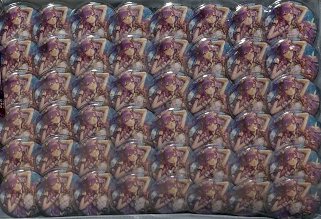 ホロライブ　常闇トワ　Aster とらのあな特典　缶バッジ 48個セット