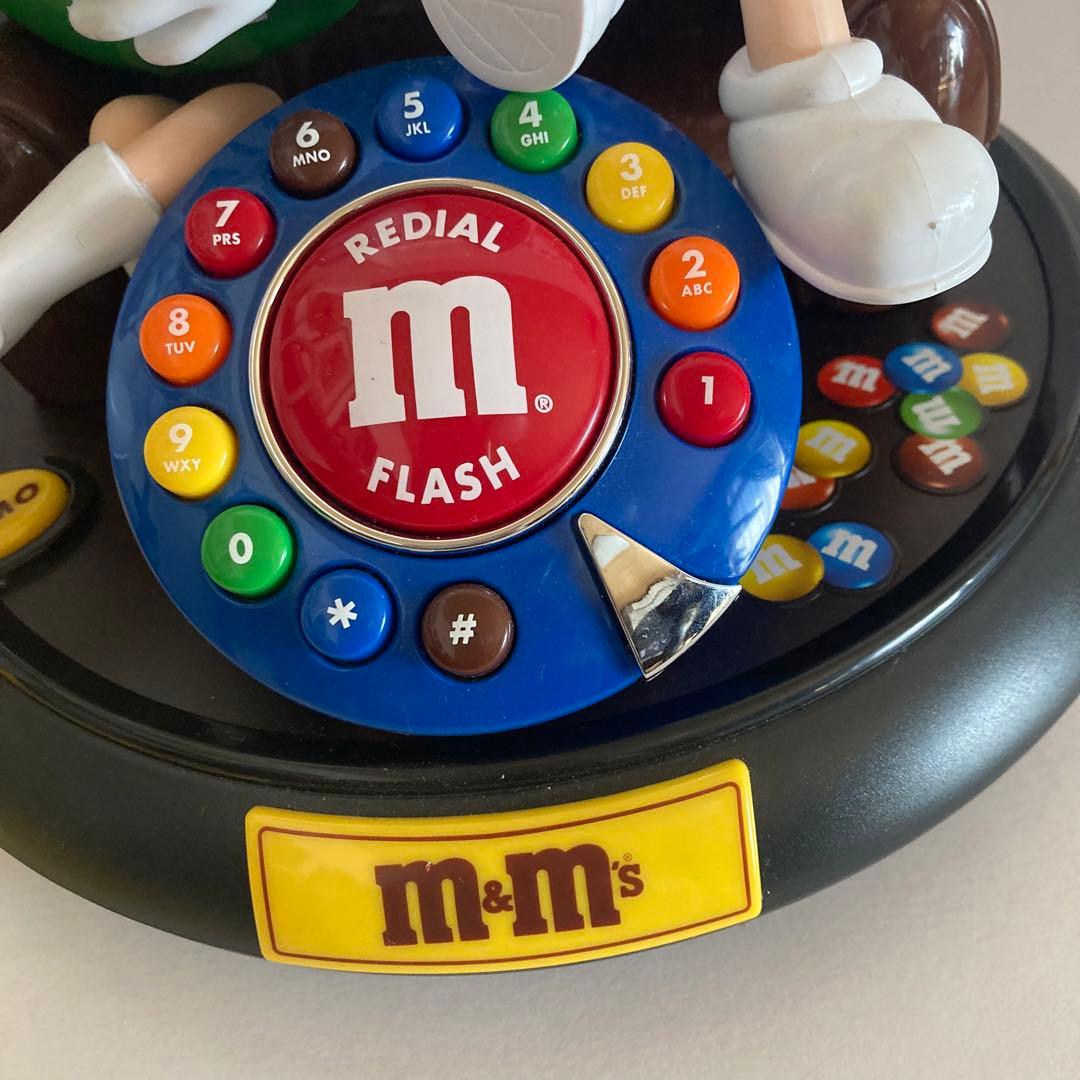 m&m's エムアンドエムズ キャラクターのおしゃべりする電話機 実際に使用可能