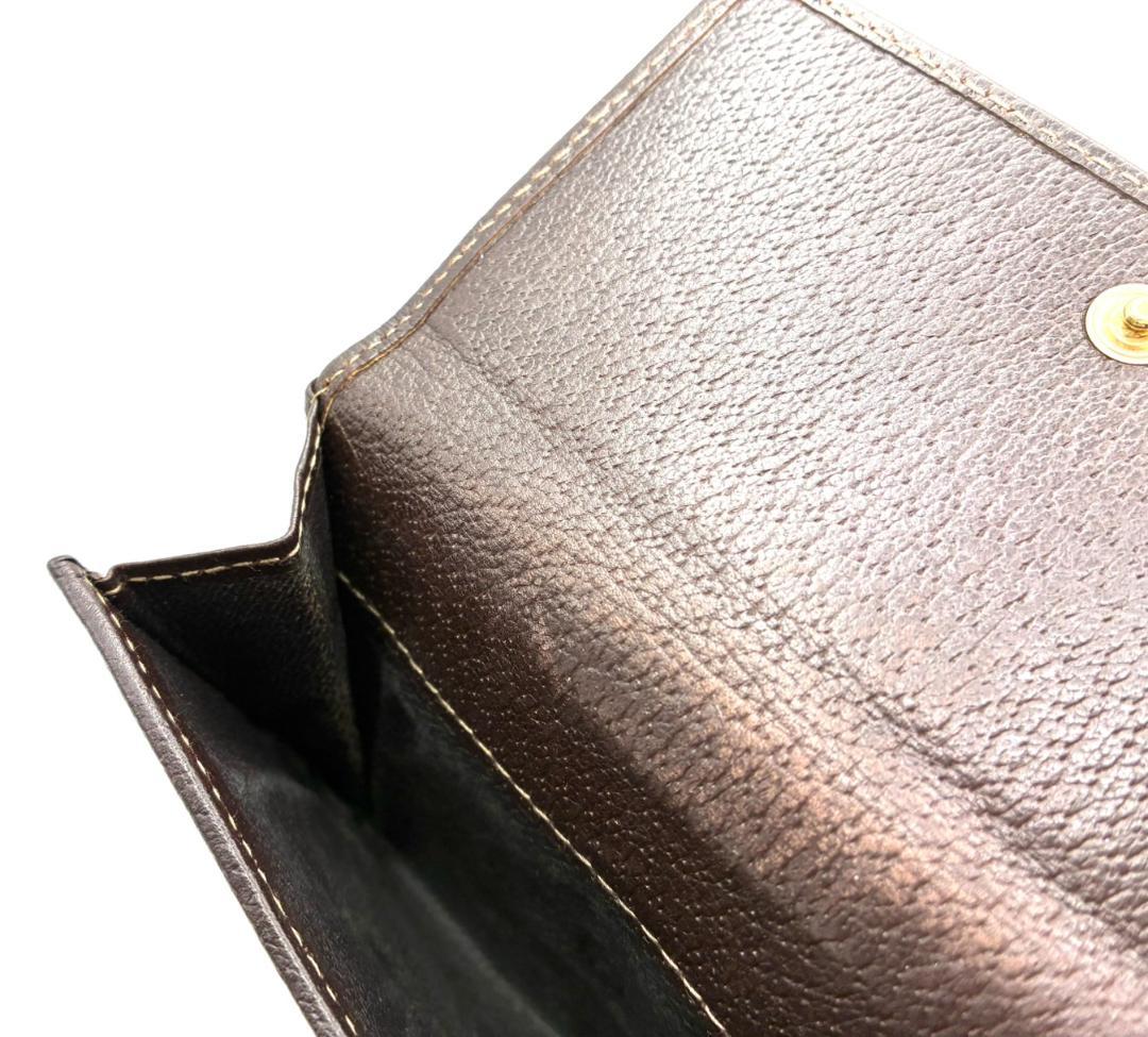 GUCCI グッチ 二つ折り財布 GGキャンバス レザー 1411411