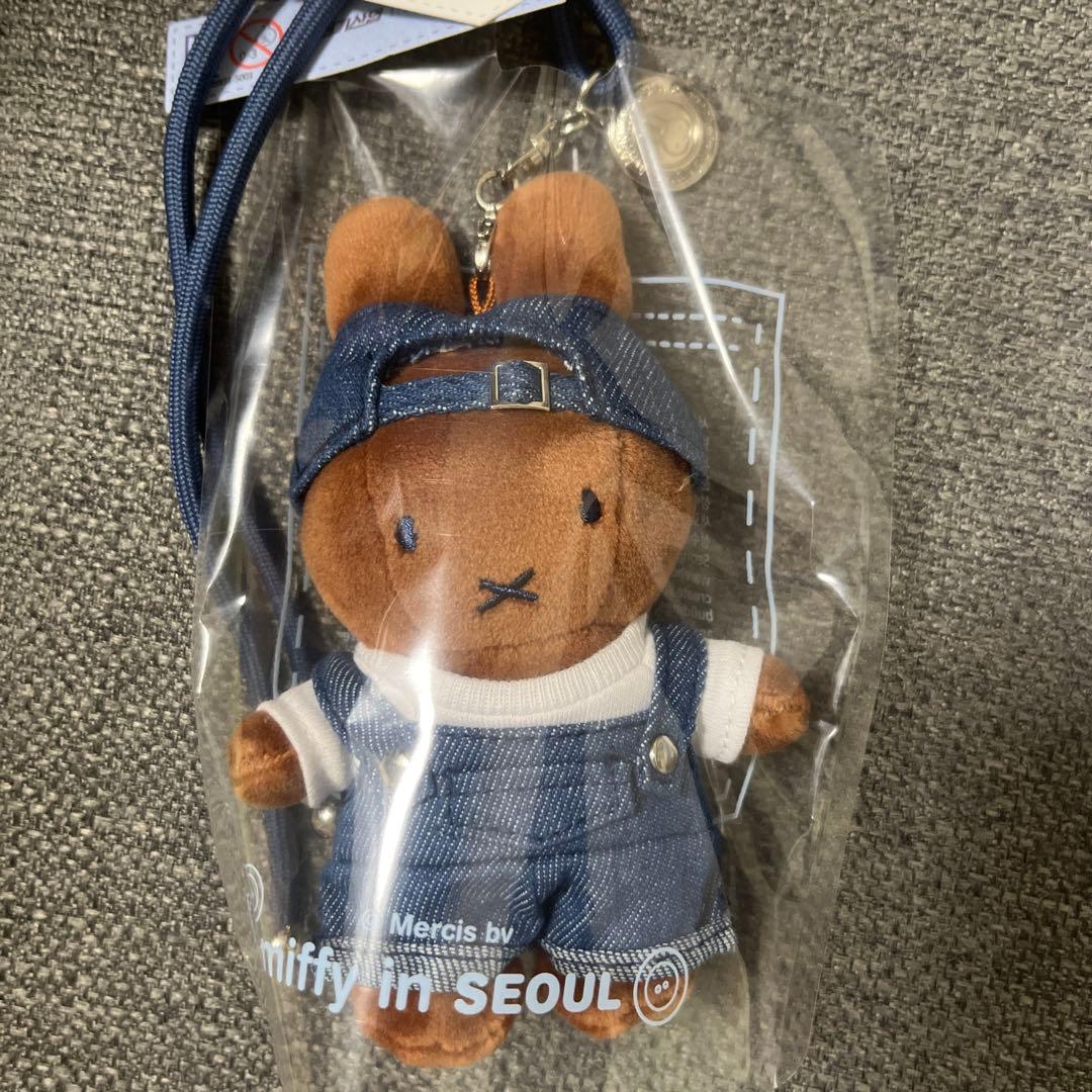 ミッフィー ぬいぐるみキーリング 3体セット デニム