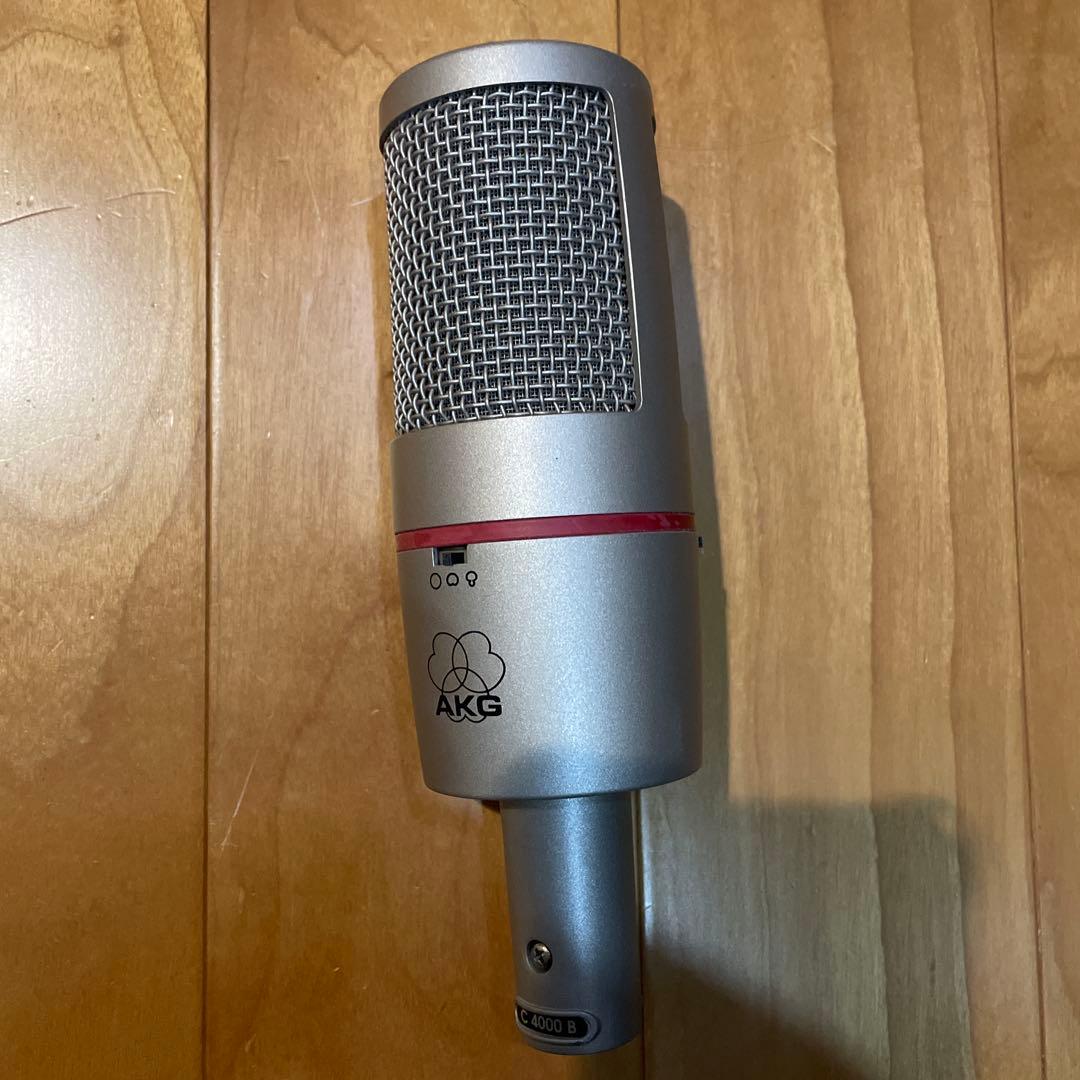 【値下げ】AKG コンデンサーマイク C4000B + サスペンションホルダ