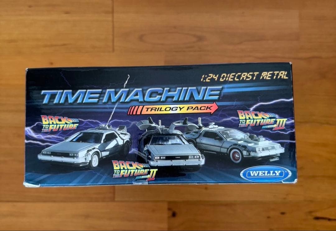 バック・トゥ・ザ・フューチャー WELLY デロリアン I .II.IIIセット