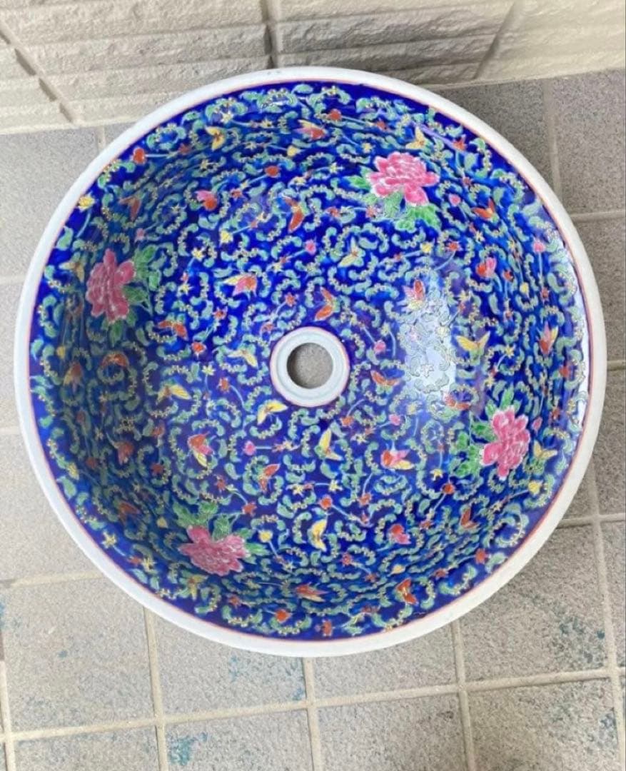 ヴィンテージレトロ 洗面皿インテリアアンティークアジアン系