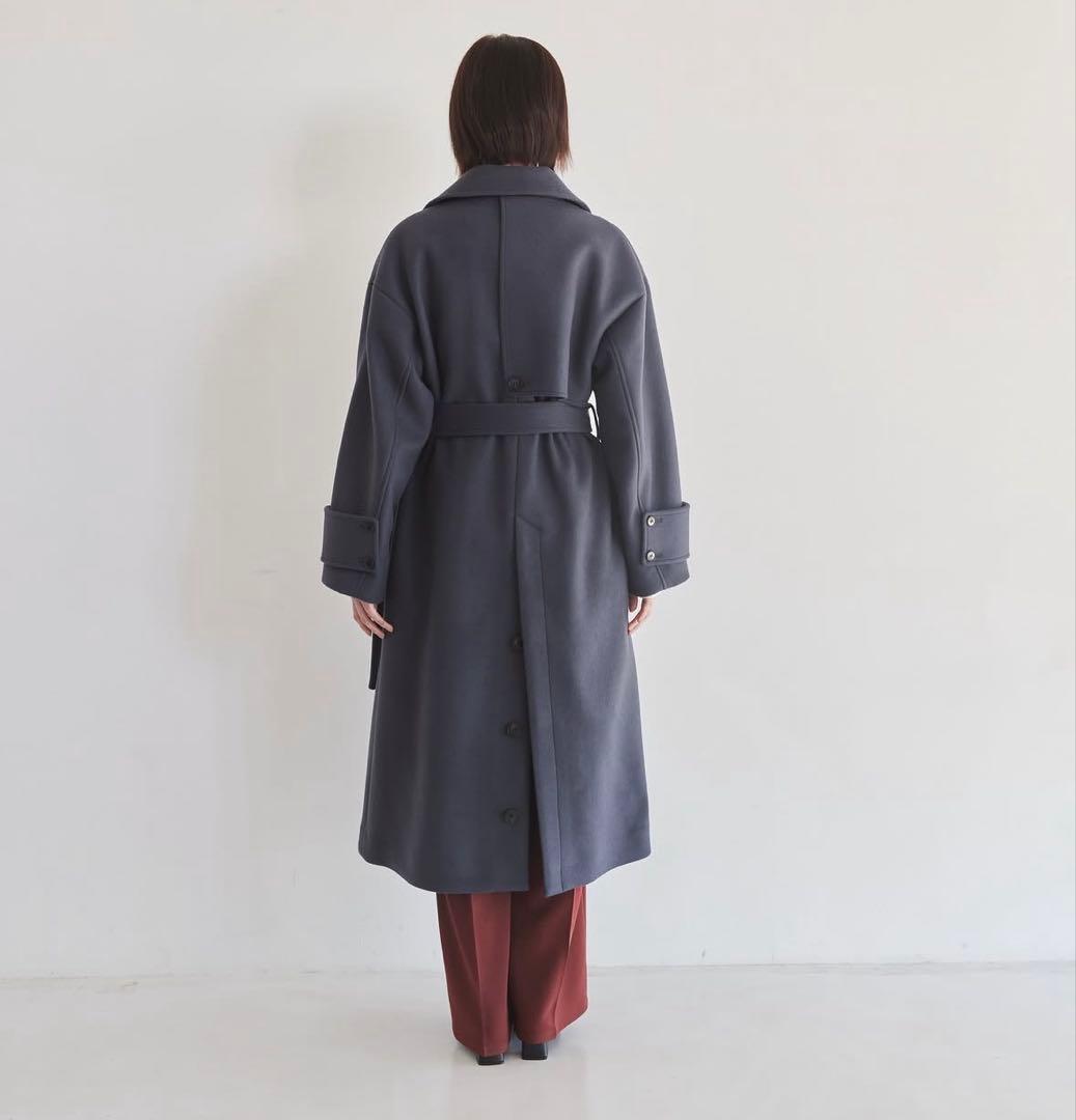 タグ付き未使用　ユナイテッドトウキョウ　コントラススリーブビッグカラーコート