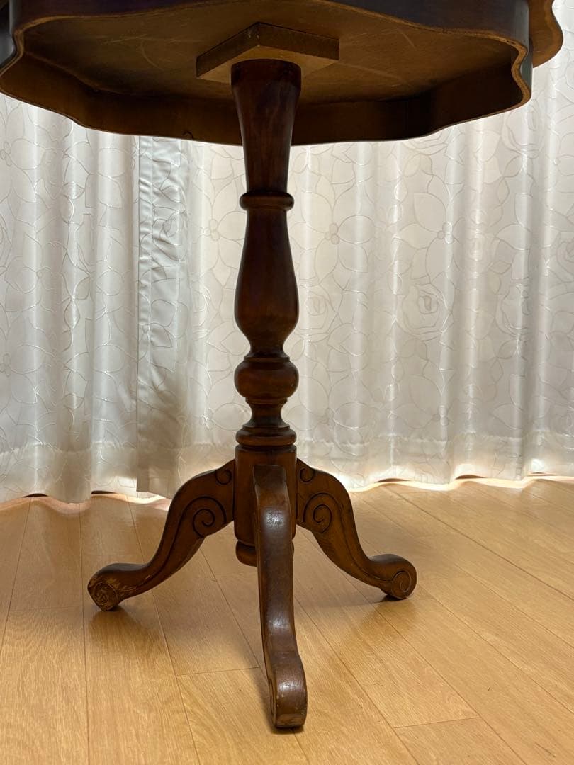 イタリア製象嵌コーヒーテーブルサイドテーブル花台アンティーク家具イタリア家具