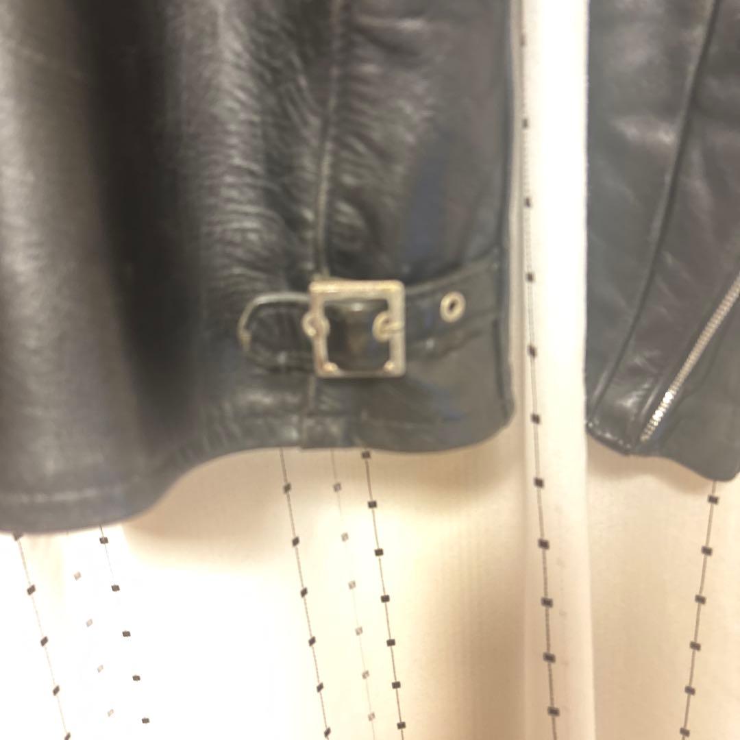 Schott ブラック シングルライダースジャケット アメリカ製