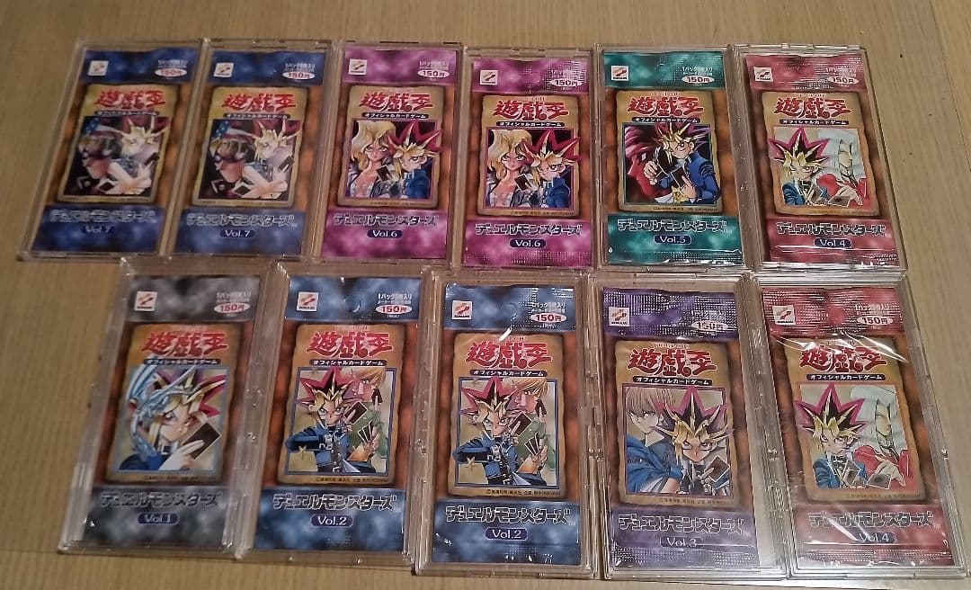 s*w様 遊戯王　未開封パック　セット　初期　vol1〜vol7