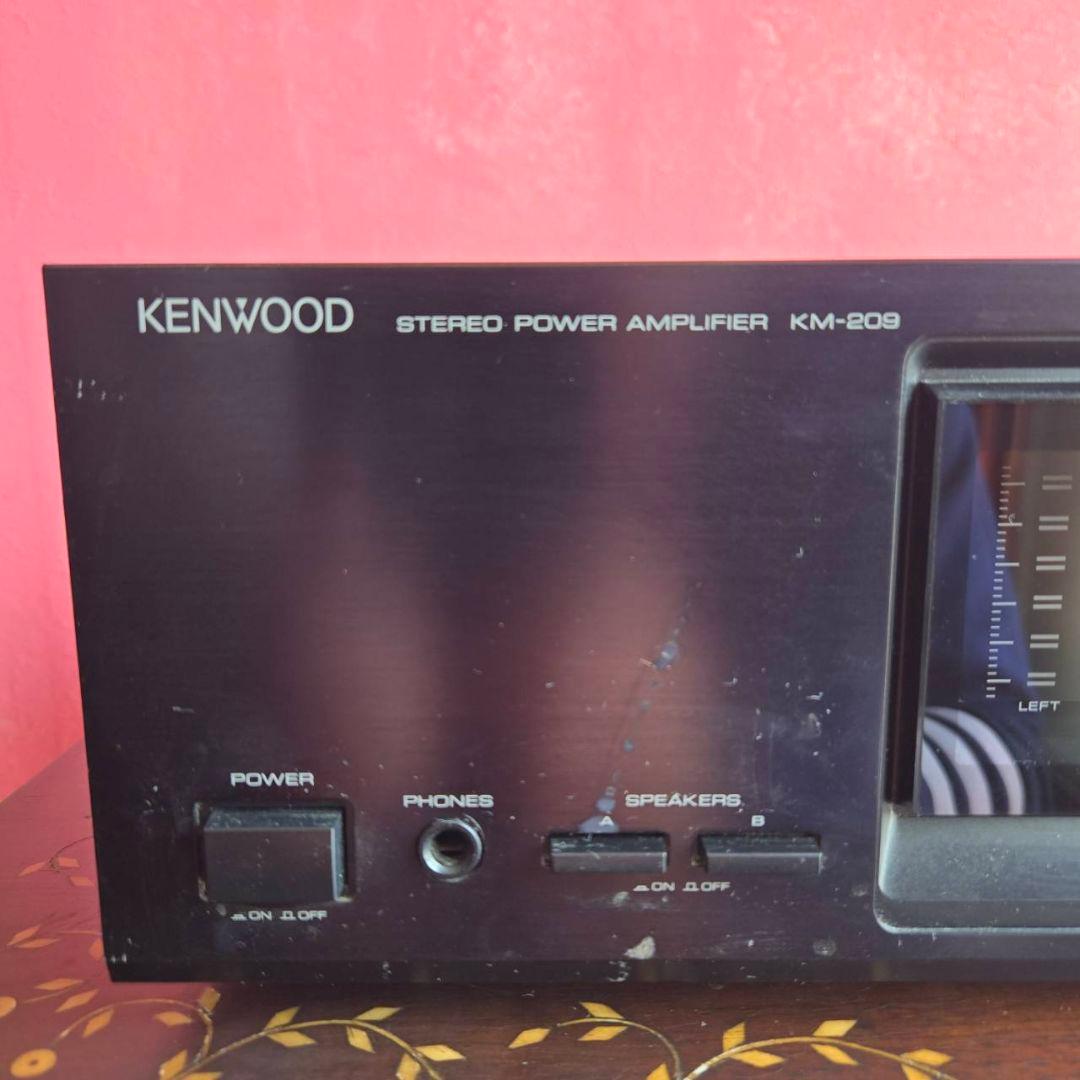 KENWOOD KM-209 ステレオ パワーアンプ ケンウッド