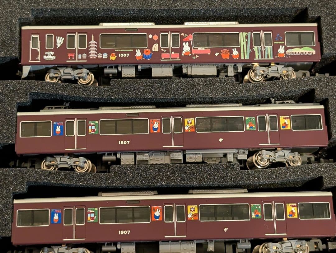 阪急1300系 ミッフィー号 京都線 ラッピング車両 限定品 グリーンマックス