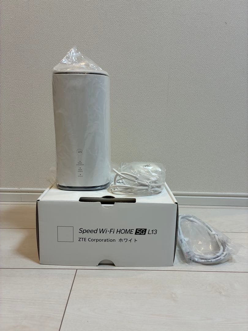 TTZTE Speed Wi-Fi  5G L13 ホワイト 本体