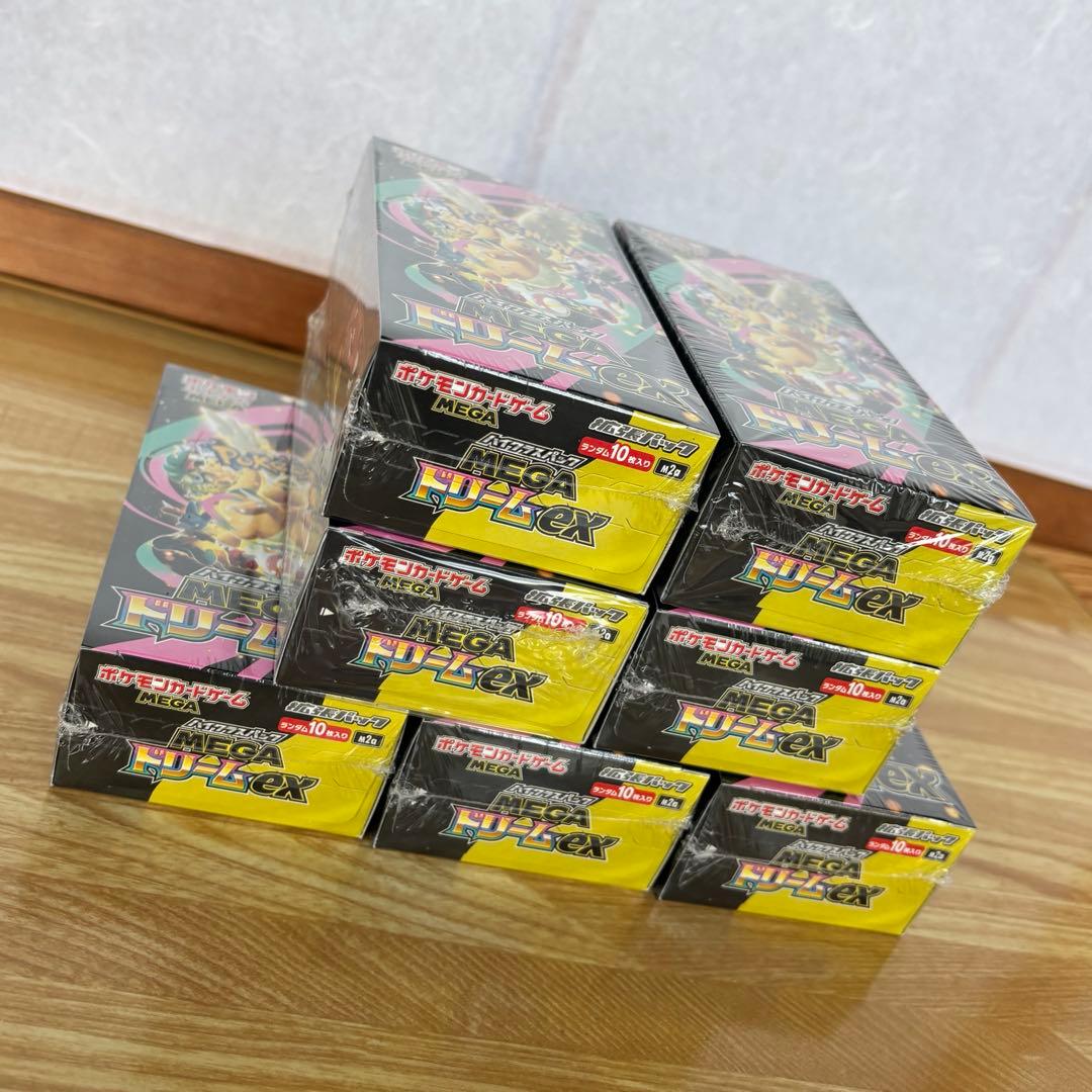 ポケモンカードMEGAドリームex 7BOX シュリンク付き 未開封
