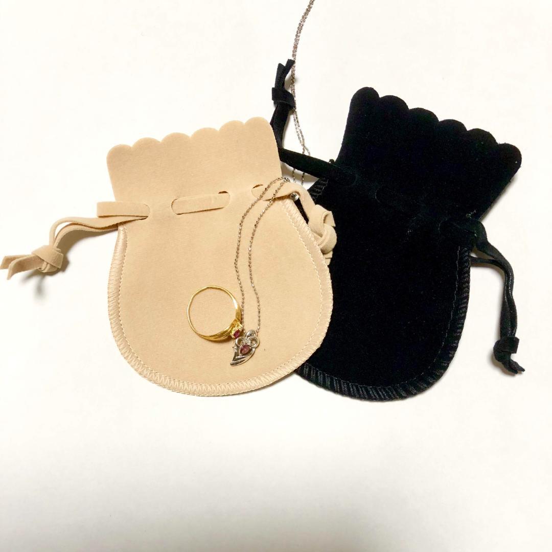 【新品】アクセ袋 S 48枚 アクセサリーポーチ 巾着 ジュエリーポーチ