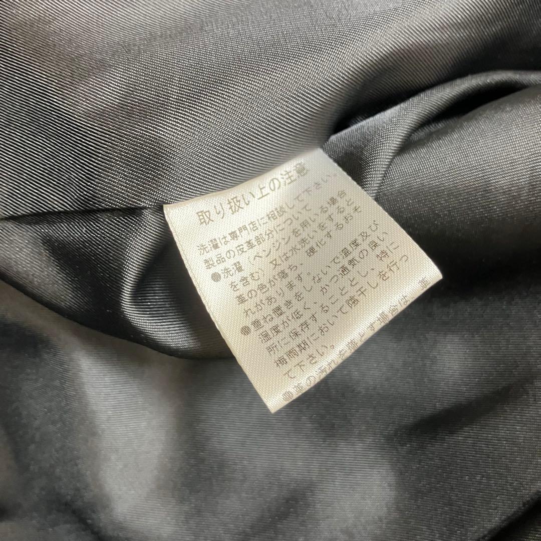 美品 レッドムーン 牛革 カウレザー ライダース レザージャケット ブラック