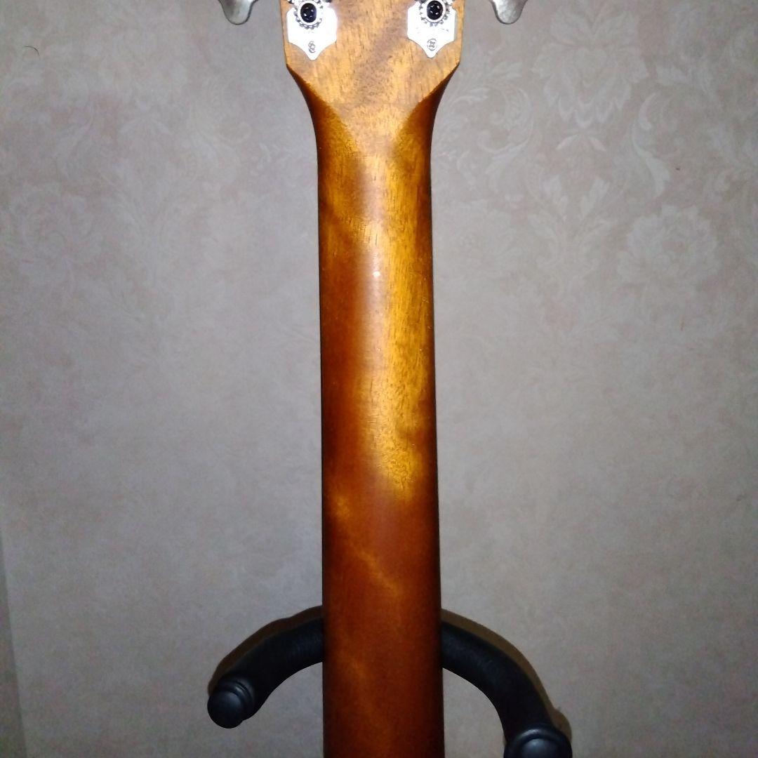 木目バリトラS.yairi上位ブランドコンパクトギター全長88cmケース付き美品