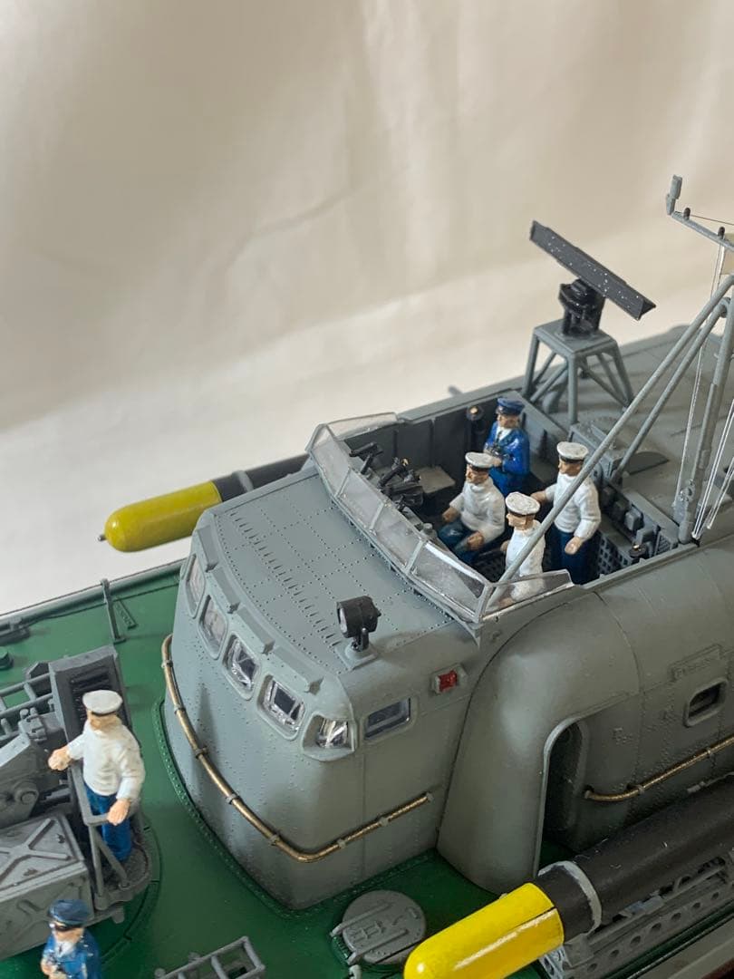 タミヤ1/72イギリス海軍魚雷艇ボスパー　完成品