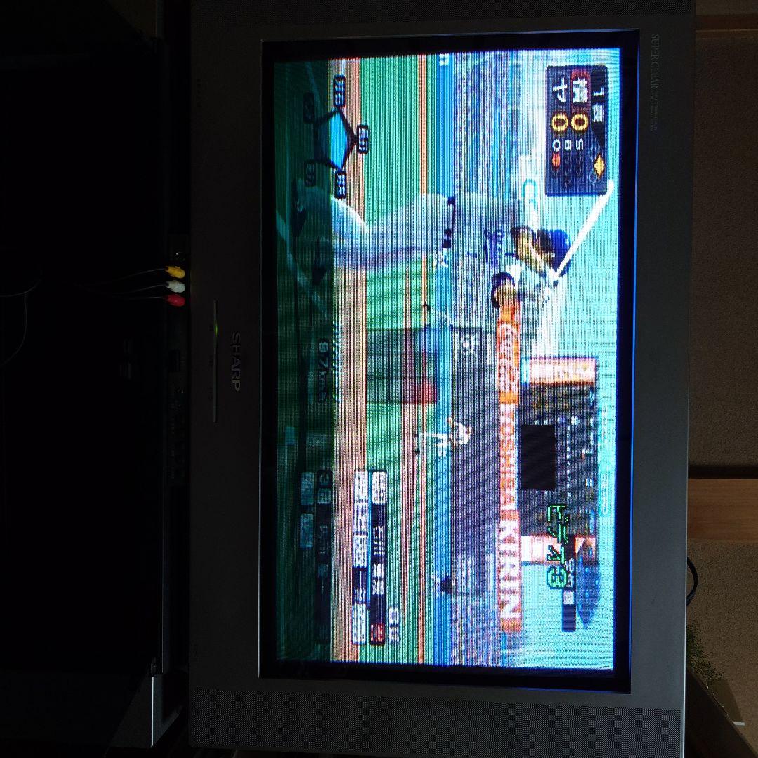 クリス　W SHARPブラウン管テレビワイドハイビョン32インチ