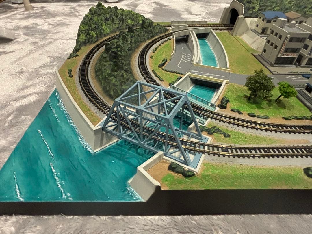 東京マルイPROZ完成ジオラマコース基本セットZゲージ精密鉄道模型