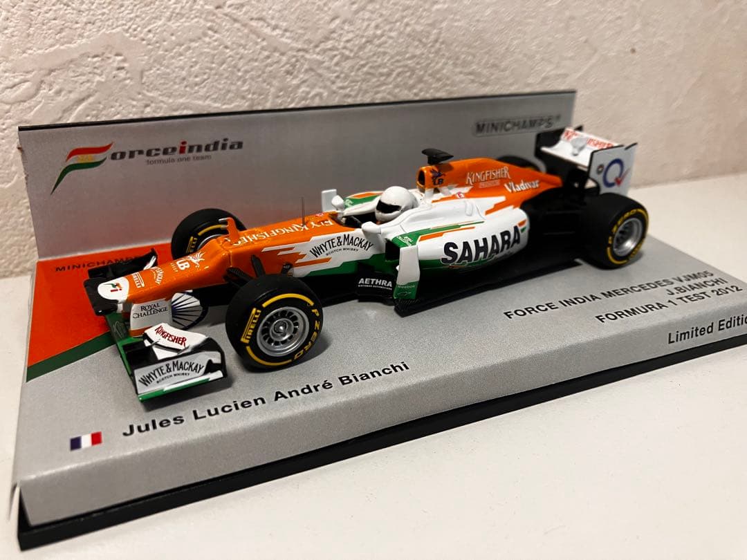 ミニチャンプス 1/43 フォースインディアVJM05 ビアンキ ジャンク品