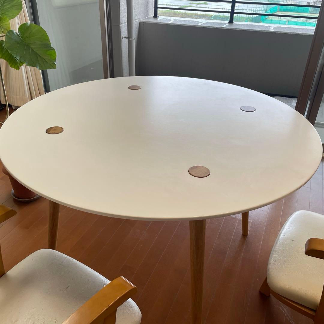 ダイニング テーブル 直径 120 cm 円形 丸テーブル