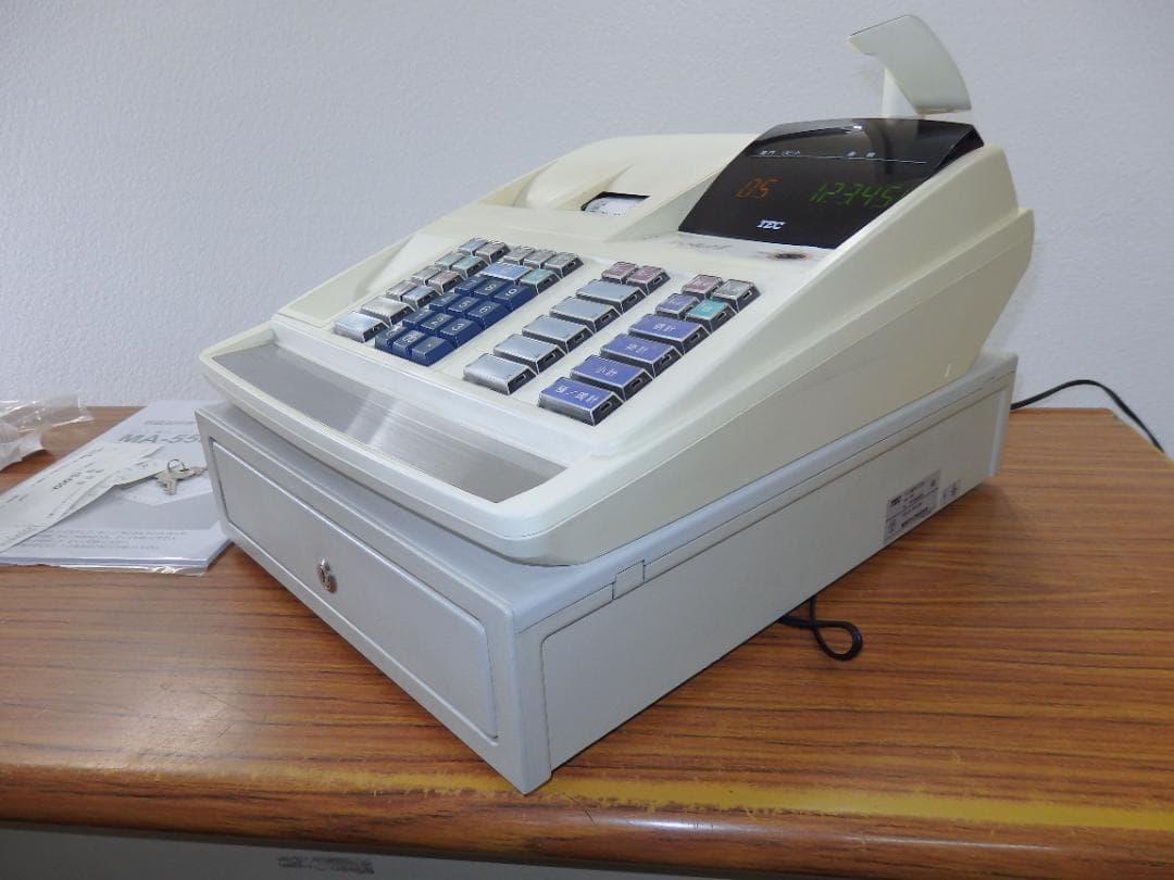 1221白 設定無料 MA-550 レジスター 軽減税率対応　5部門