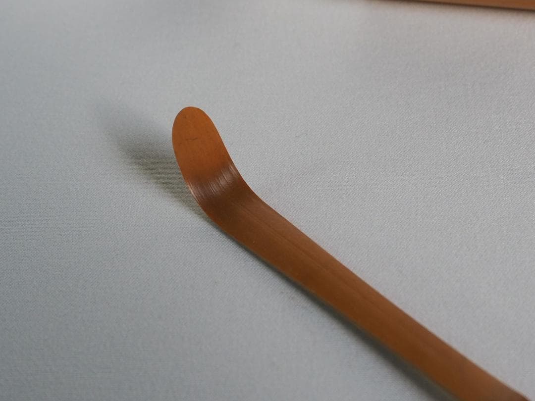 大徳寺503世管長瑞巌宗碩御書付『竹茶杓 銘：吉祥』2代黒田宗傳造（共箱）