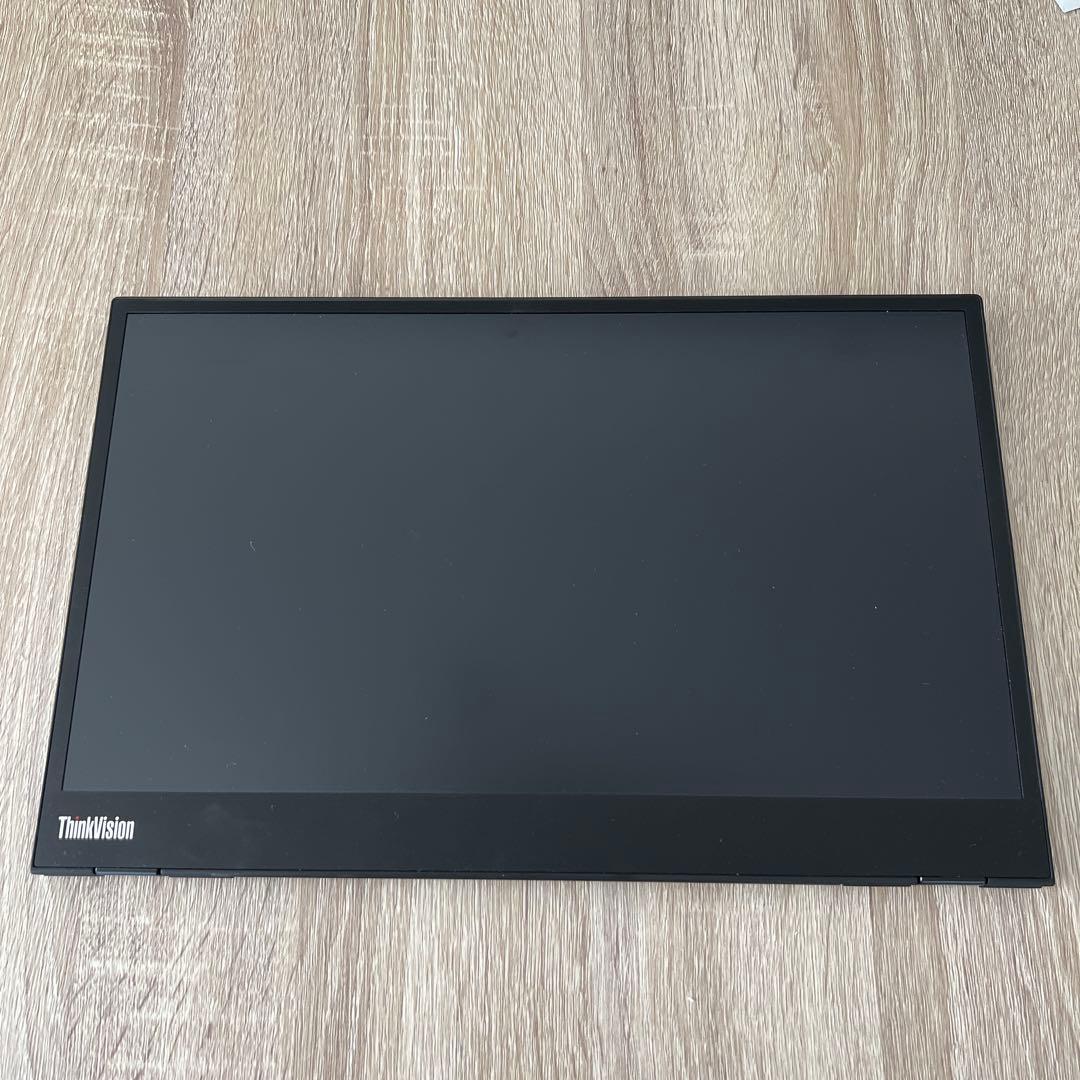 中古美品 使用時間0時間　ThinkVision M14