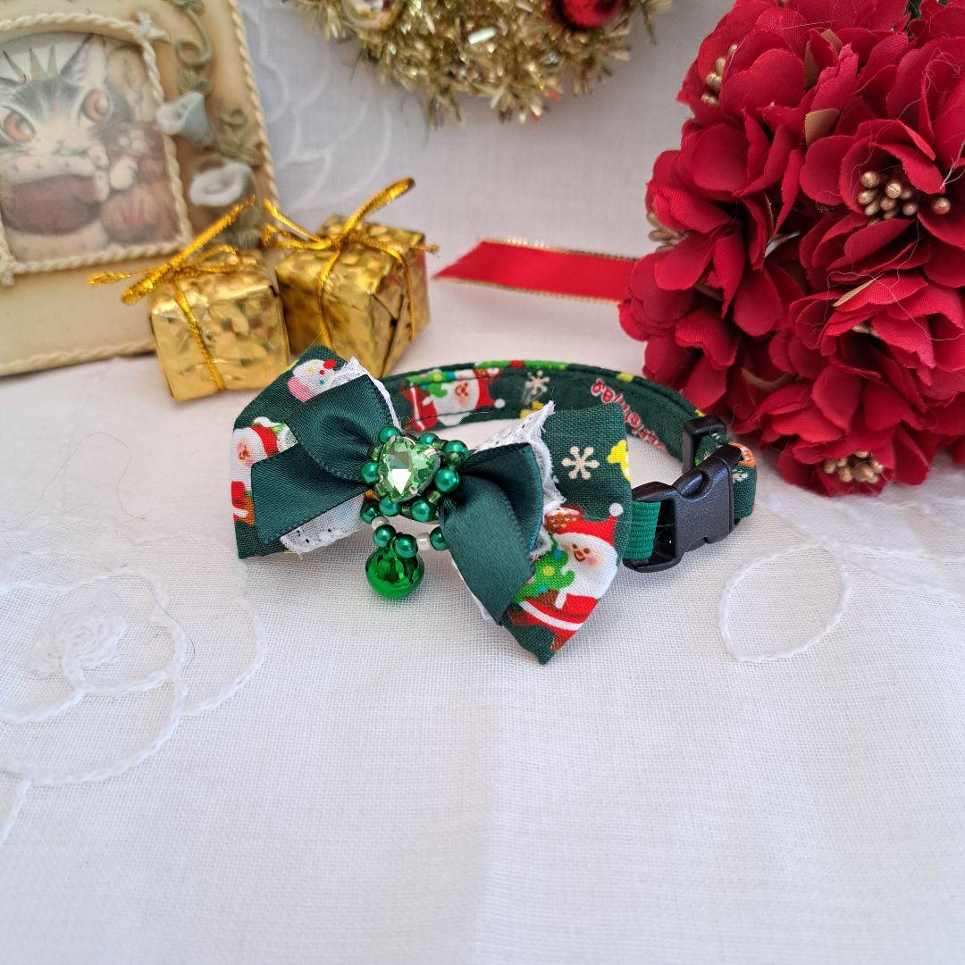 クリスマス、わんちゃん猫ちゃん用首輪
