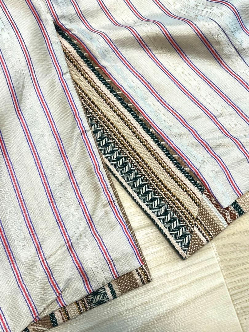 【希少・美品】MサイズETRO エトロ ストライプ チェスターコート