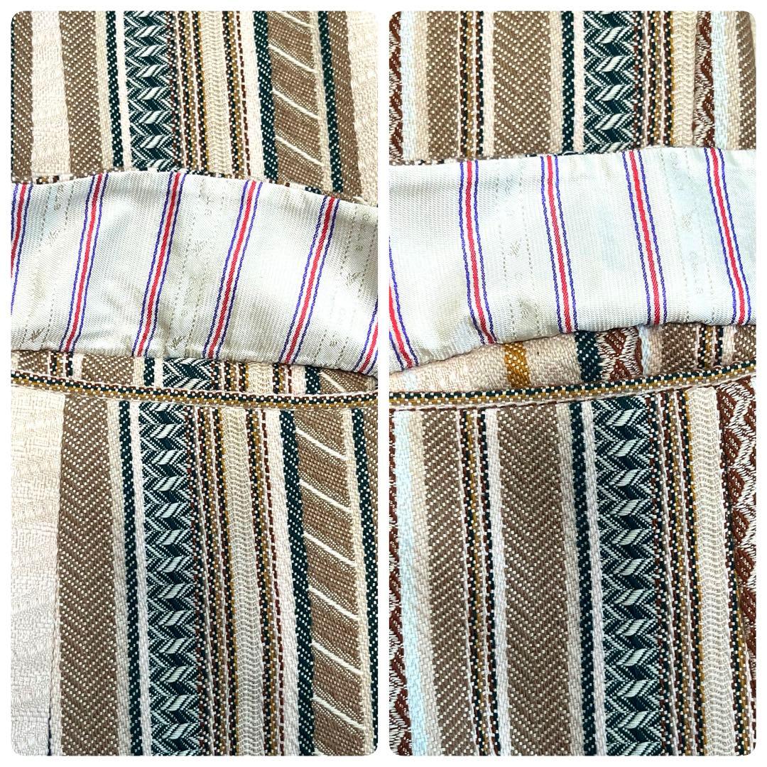 【希少・美品】MサイズETRO エトロ ストライプ チェスターコート