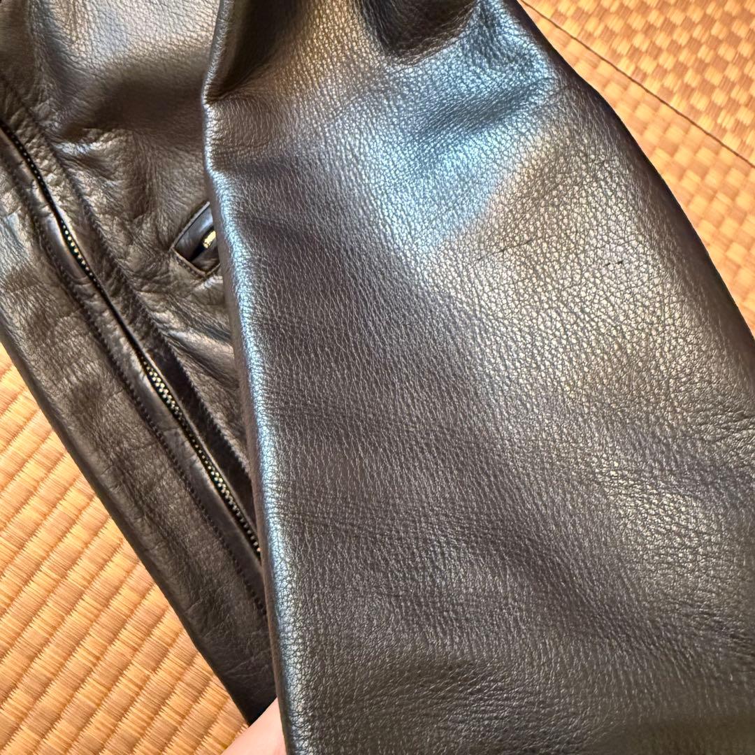 【良品】リチウムオム　シングルライダース　ジャケット