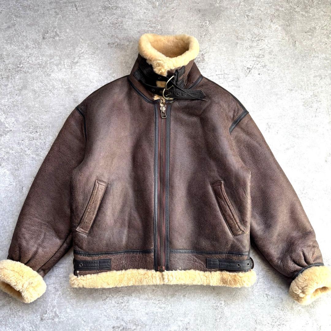 【超希少レア】名作 80s リアルムートン B-3 ジャケット